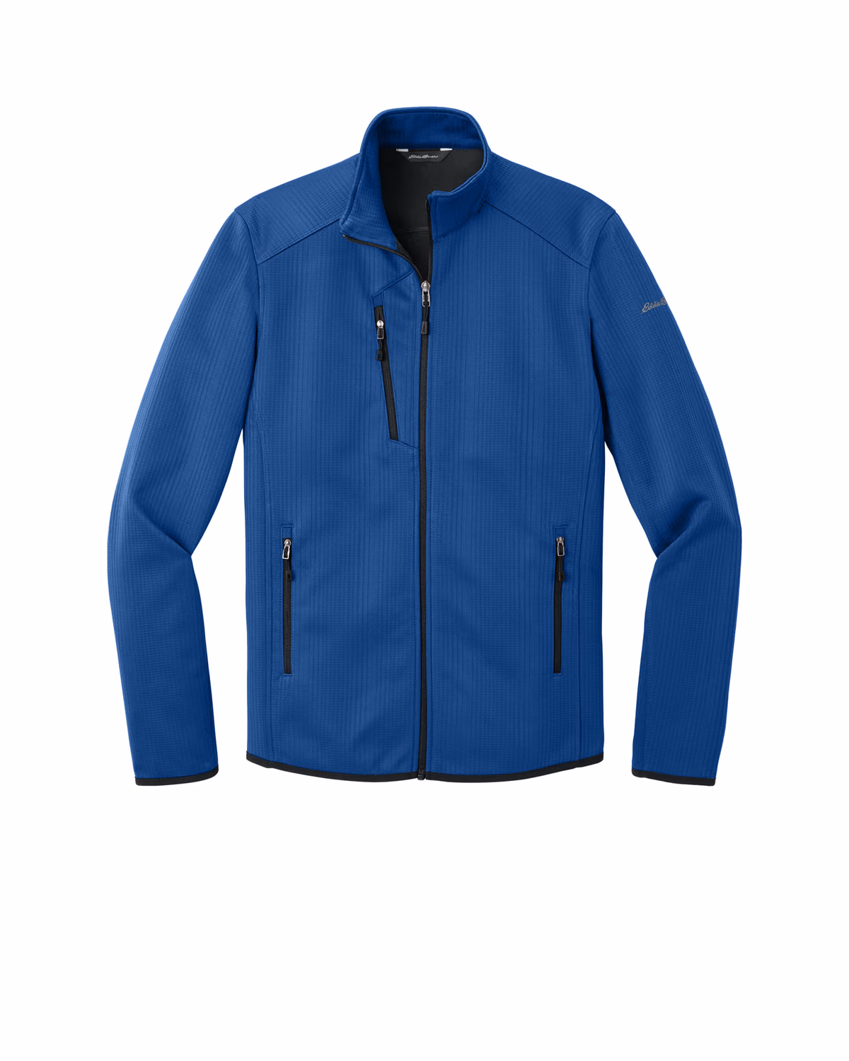 Custom Eddie Bauer Dash Full-Zip Fleece Jacket, Cobalt Blue, front view