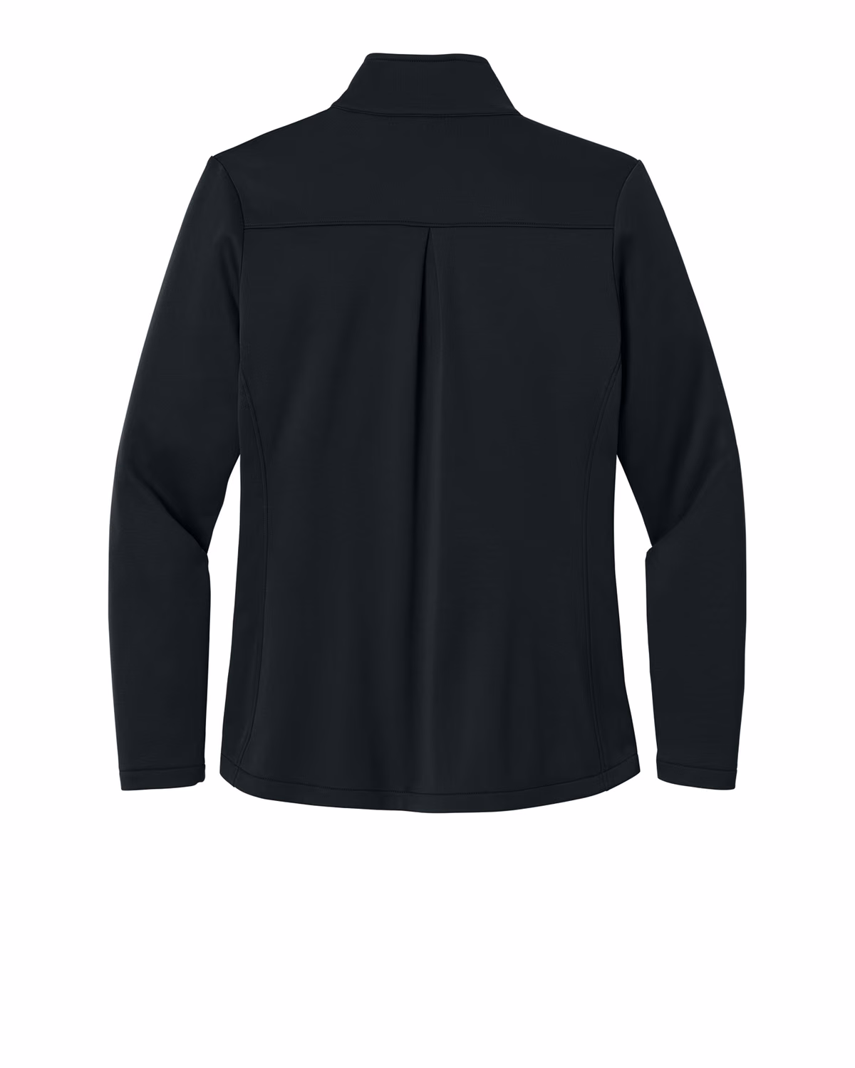 Custom Eddie Bauer Women’s Smooth Mid Layer Fleece Full-Zip, Black, back view