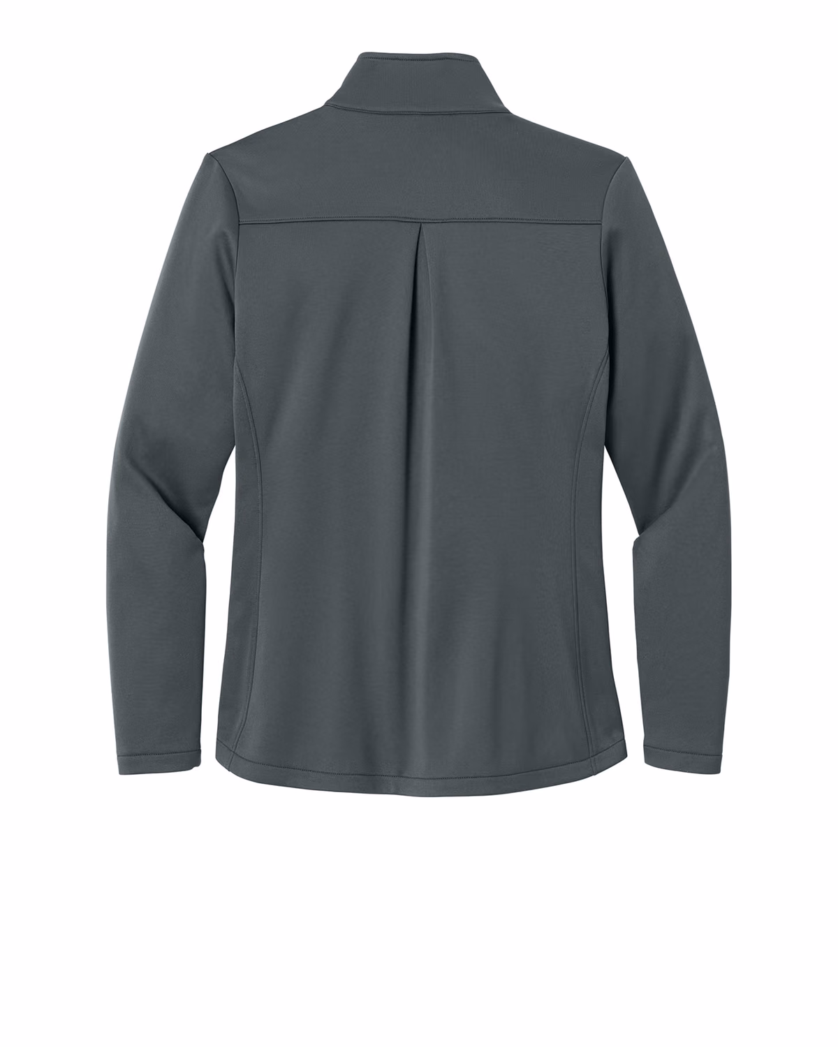 Custom Eddie Bauer Women’s Smooth Mid Layer Fleece Full-Zip, Iron Gate, back view