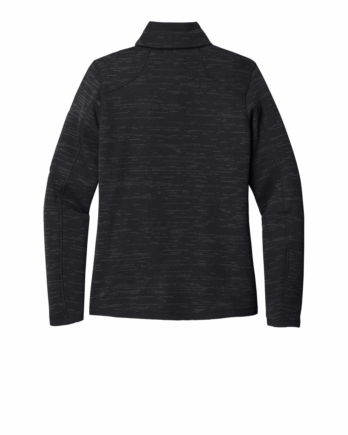 Custom Eddie Bauer Women's Sweater Fleece Full-Zip, Black, back view