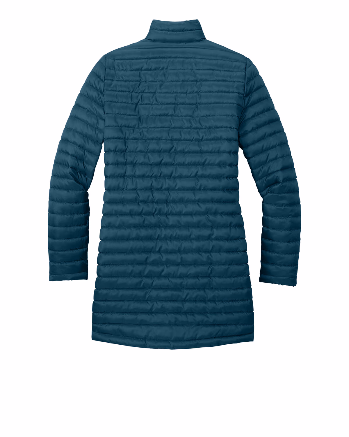 Custom Eddie Bauer Women’s Packable Quilted Full-Zip, Adriatic Blue, back view