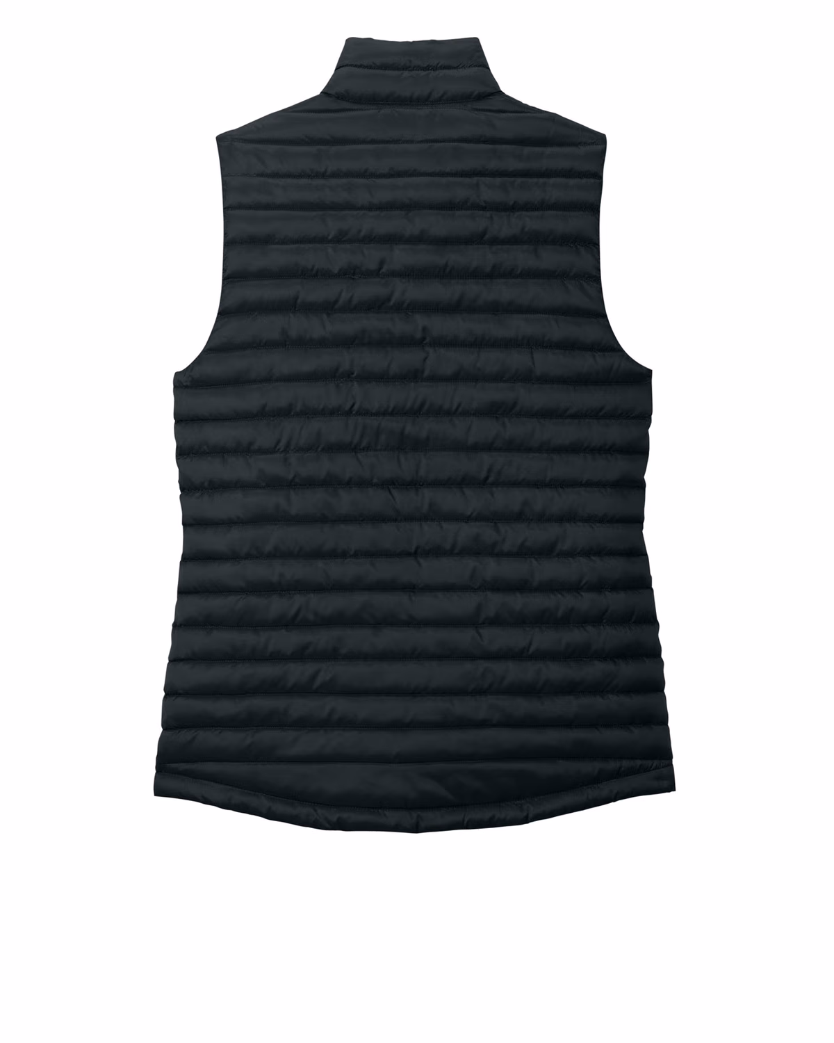 Custom Eddie Bauer Women’s Packable Quilted Vest, Black, back view