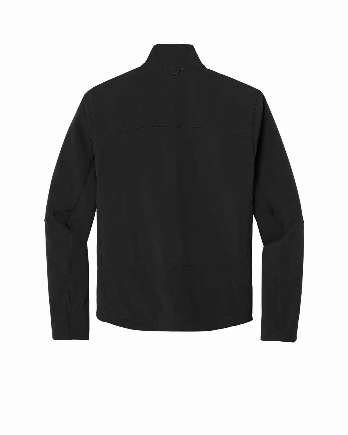 Custom Eddie Bauer Soft Shell Jacket, Black, back view