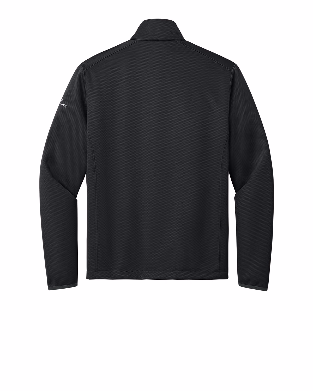 Custom Eddie Bauer Weather-Resist Soft Shell Jacket, Black, back view