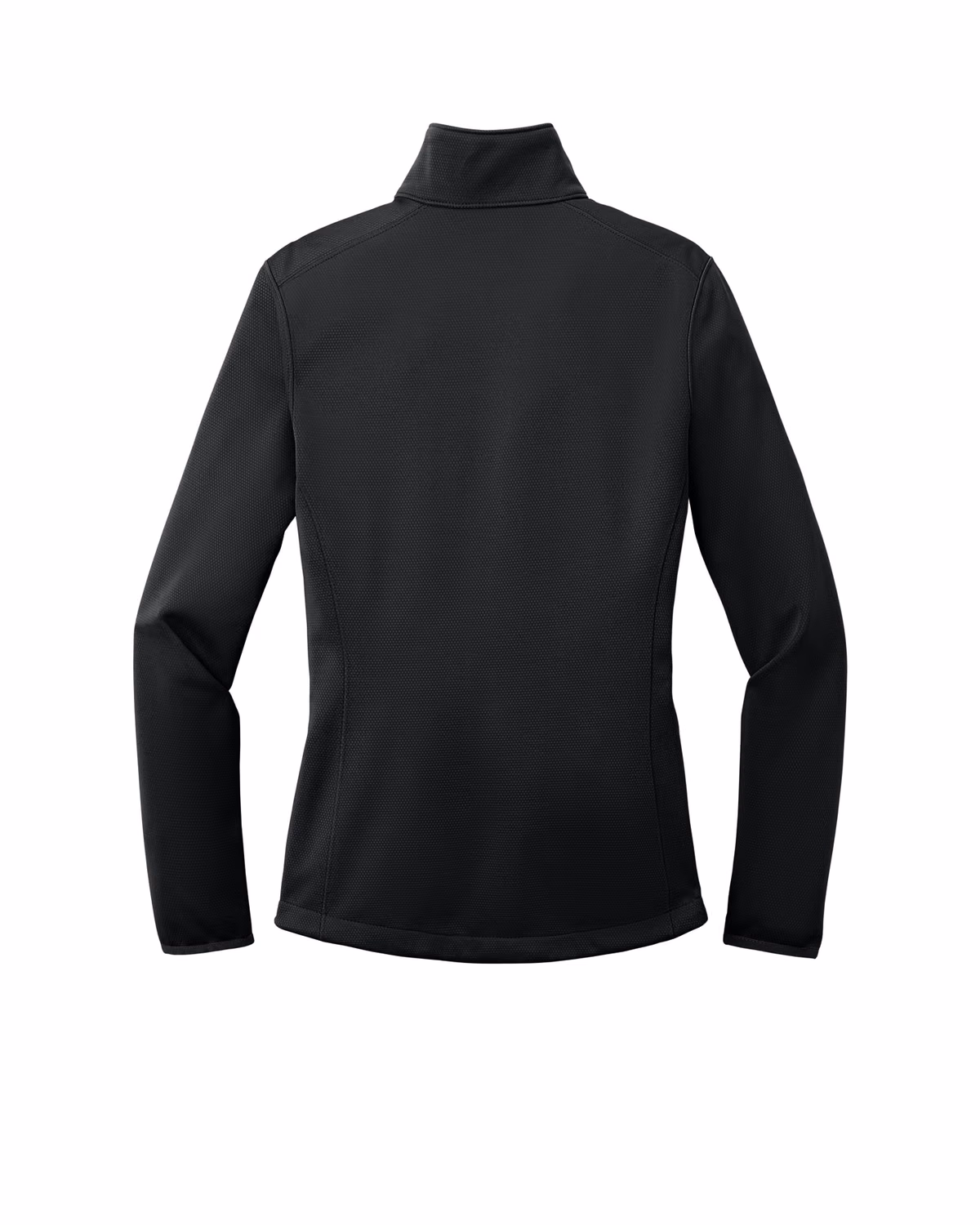Custom Eddie Bauer Women's Weather-Resist Soft Shell Jacket, Black, back view