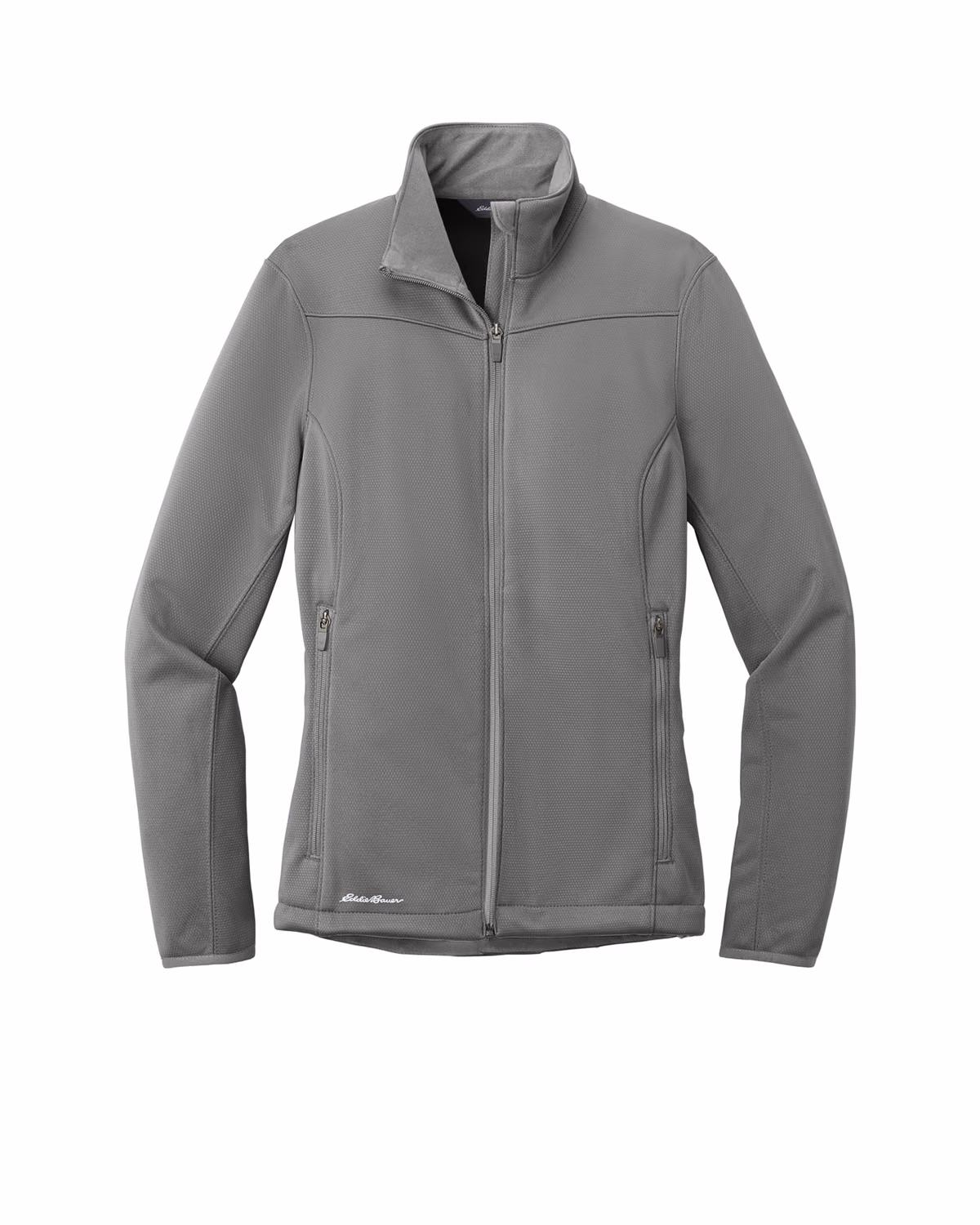 Custom Eddie Bauer Women's Weather-Resist Soft Shell Jacket, Chrome, front view