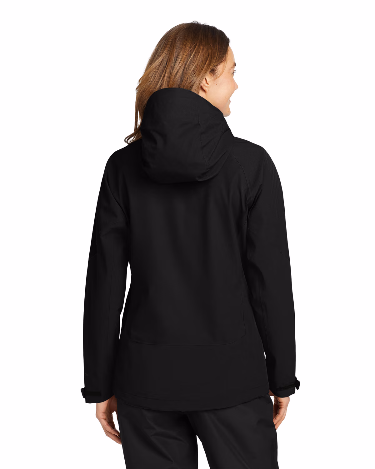 Custom Eddie Bauer Women's WeatherEdge Jacket, Black, back view