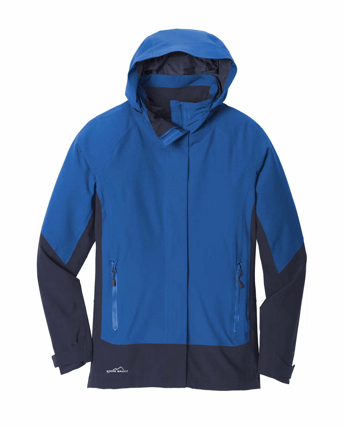 Custom Eddie Bauer Women's WeatherEdge Jacket, Cobalt Blue/ River Blue Navy, front view