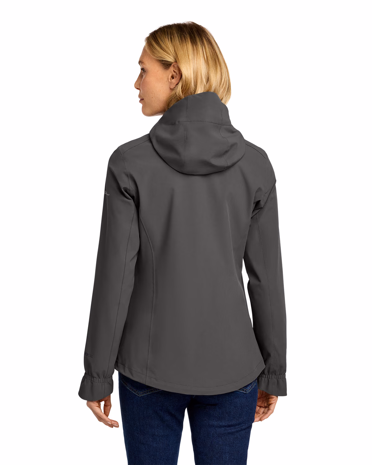 Custom Eddie Bauer Women's WeatherEdge Plus Jacket, Iron Gate, back view