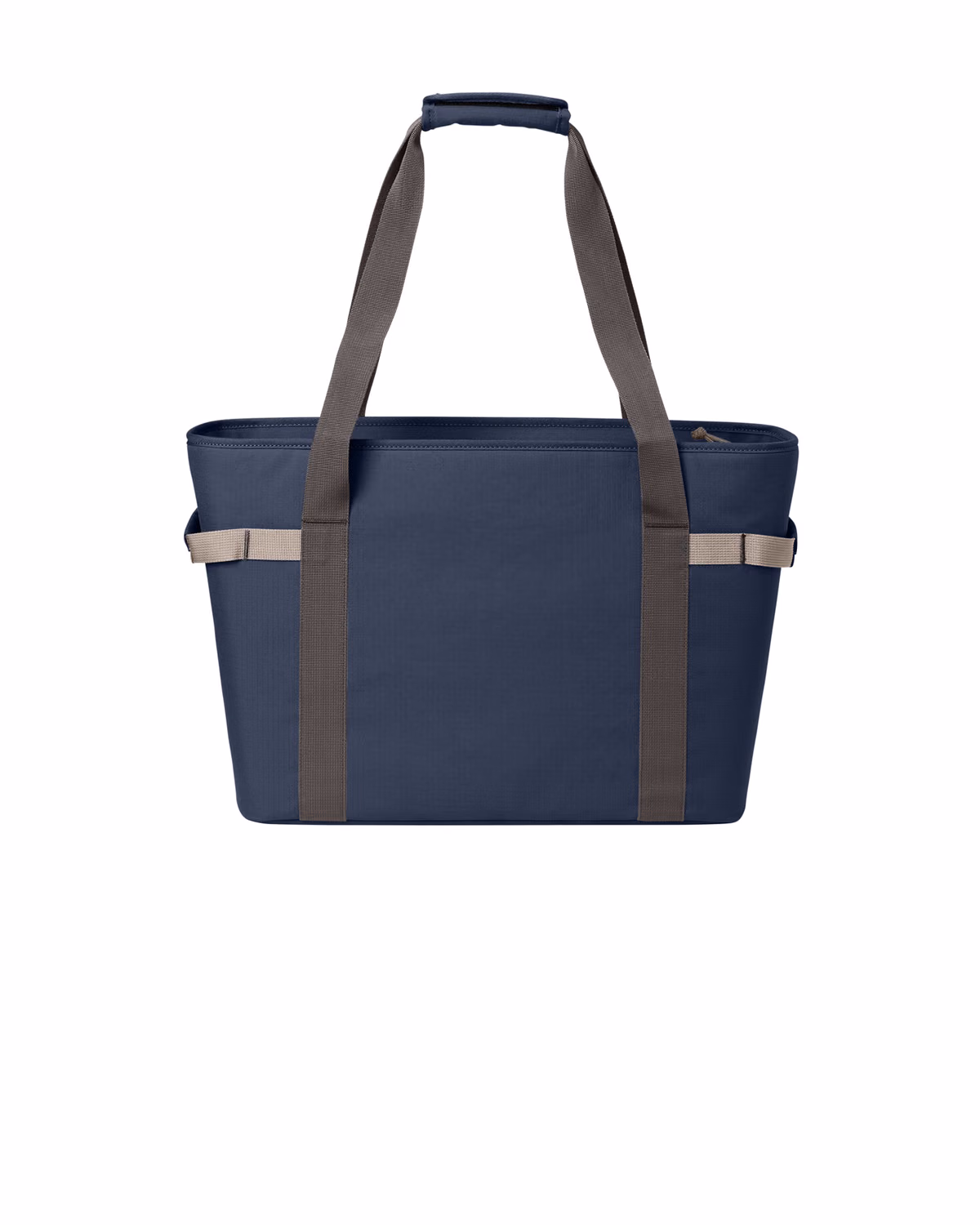 Custom Eddie Bauer Max Cool Tote Cooler - River Blue Navy/ Chrome back