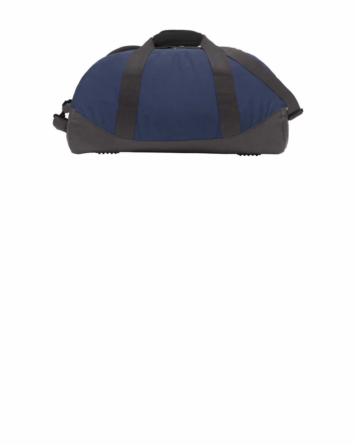 Custom Eddie Bauer Medium Ripstop Duffel, Coast Blue/ Grey Steel, back view