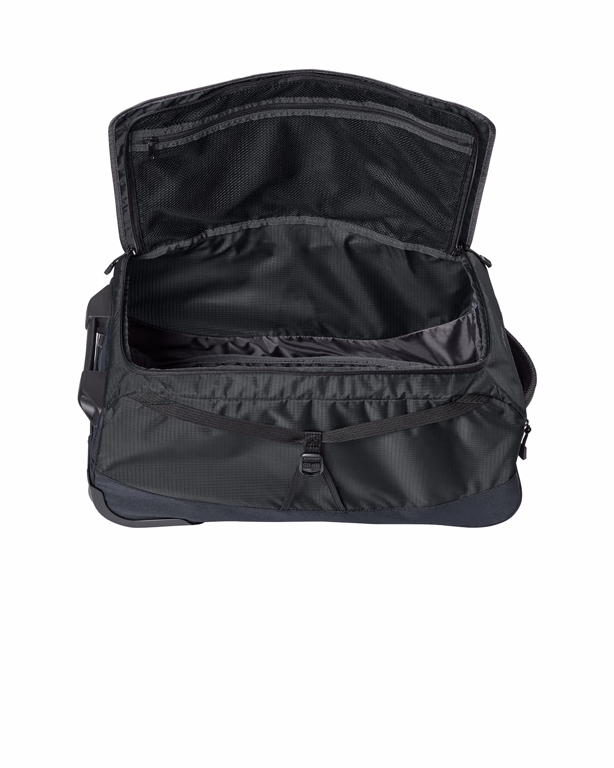 Custom Eddie Bauer Excursion Roller Duffel, Black, side view