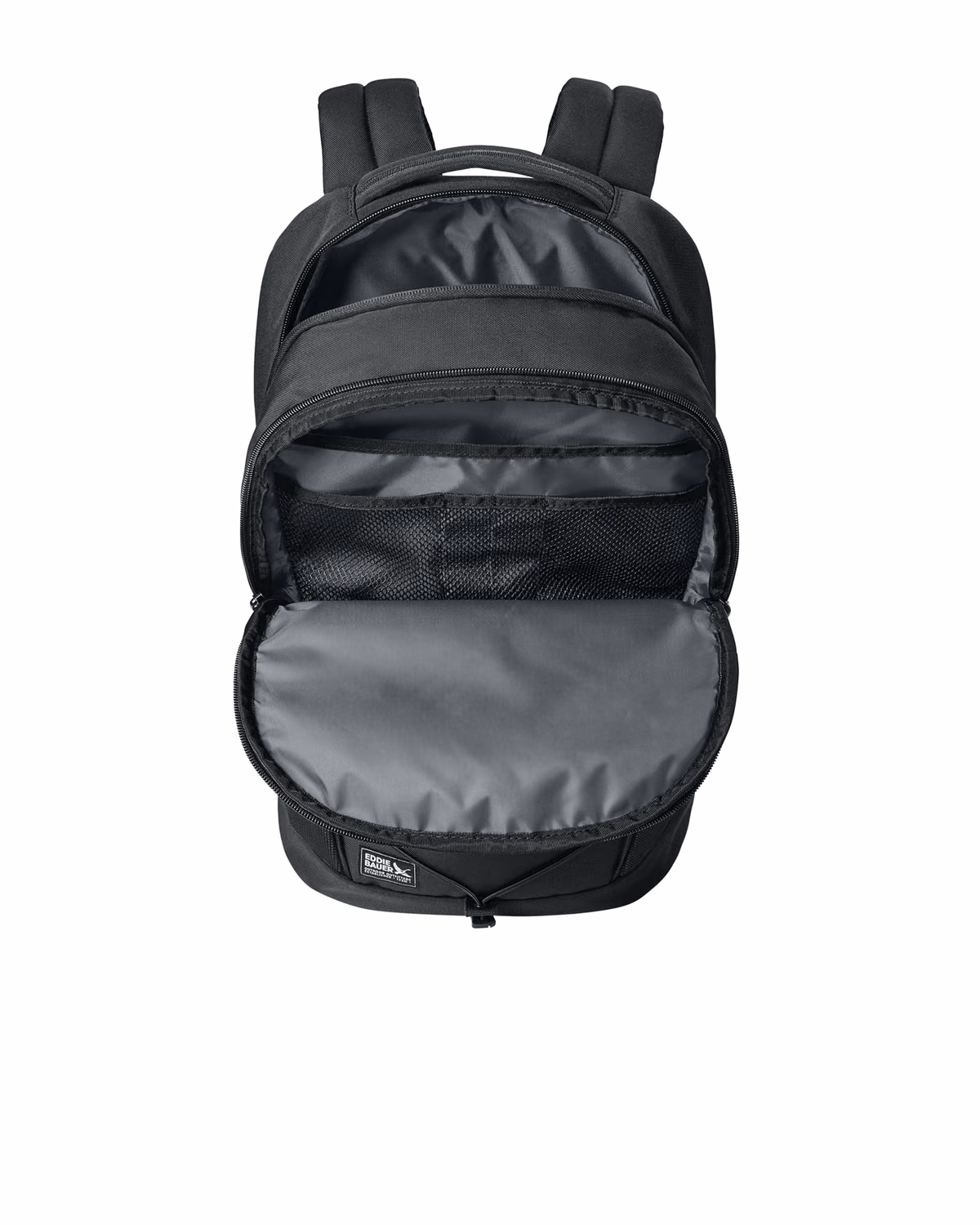 Custom Eddie Bauer Adventurer Backpack, Black, side view