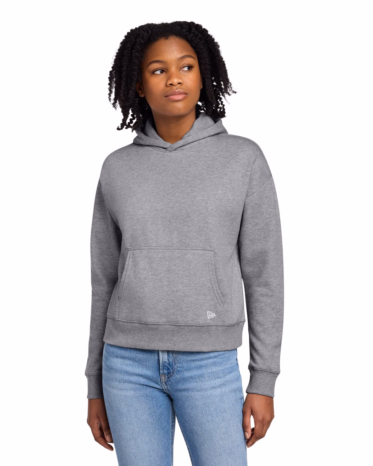 Custom New Era Women's Comeback Fleece Pullover Hoodie