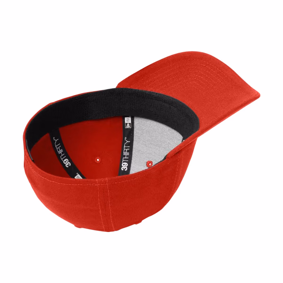 Custom New Era Structured Stretch Cotton Cap - Scarlet Red inside