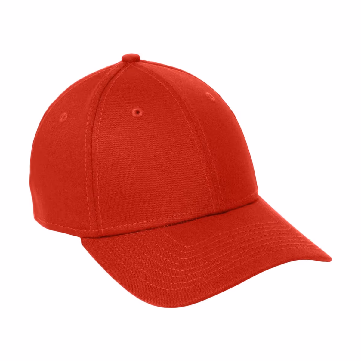 Custom New Era Structured Stretch Cotton Cap - Scarlet Red side