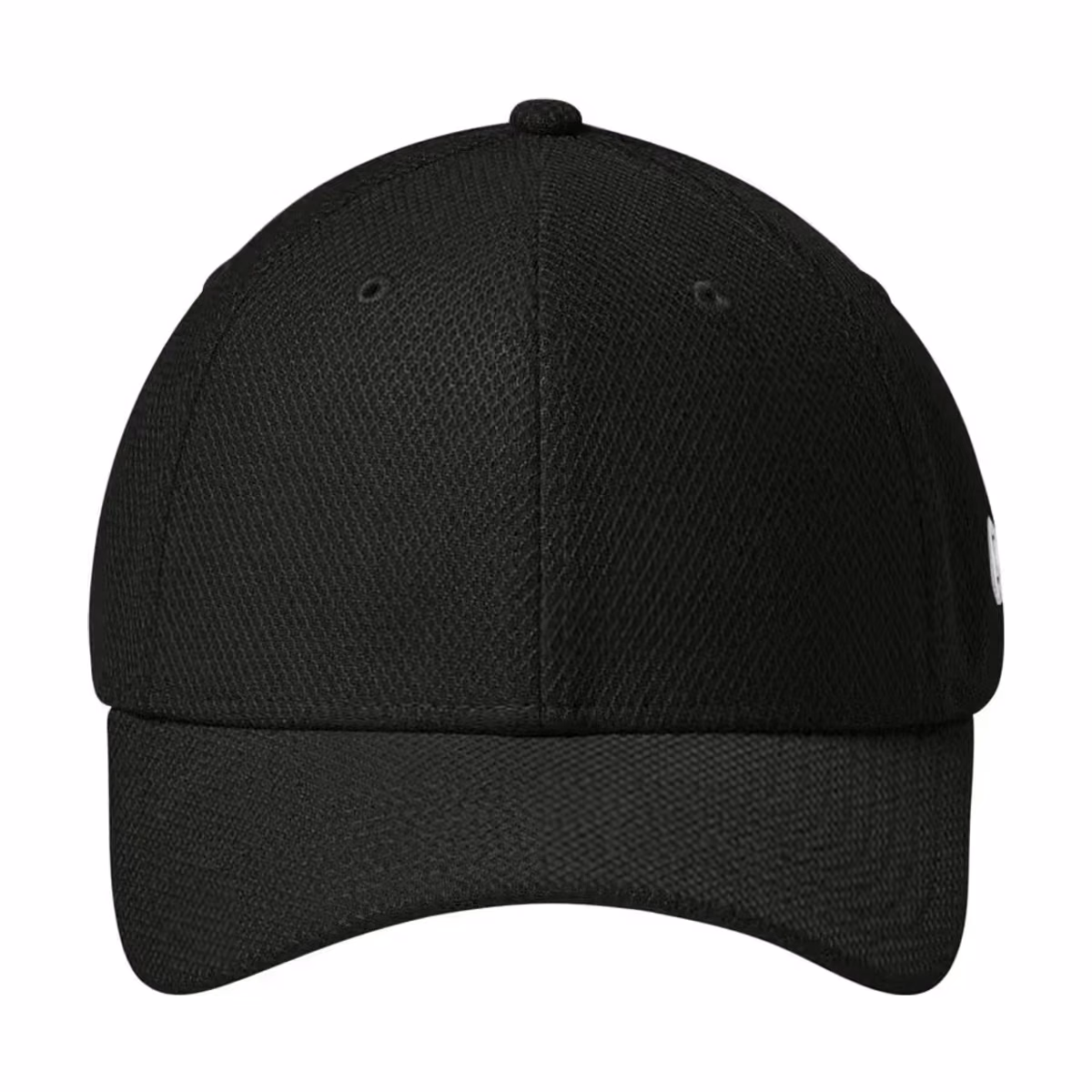 Custom New Era Diamond Era Stretch Cap - Flag Black front