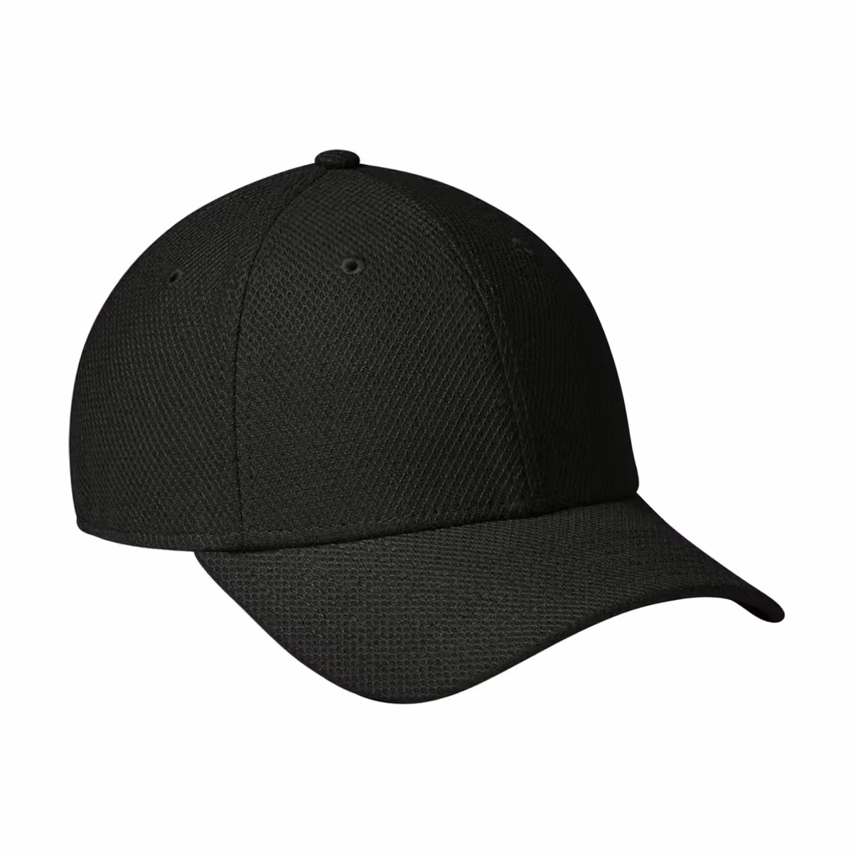 Custom New Era Diamond Era Stretch Cap - Flag Black side