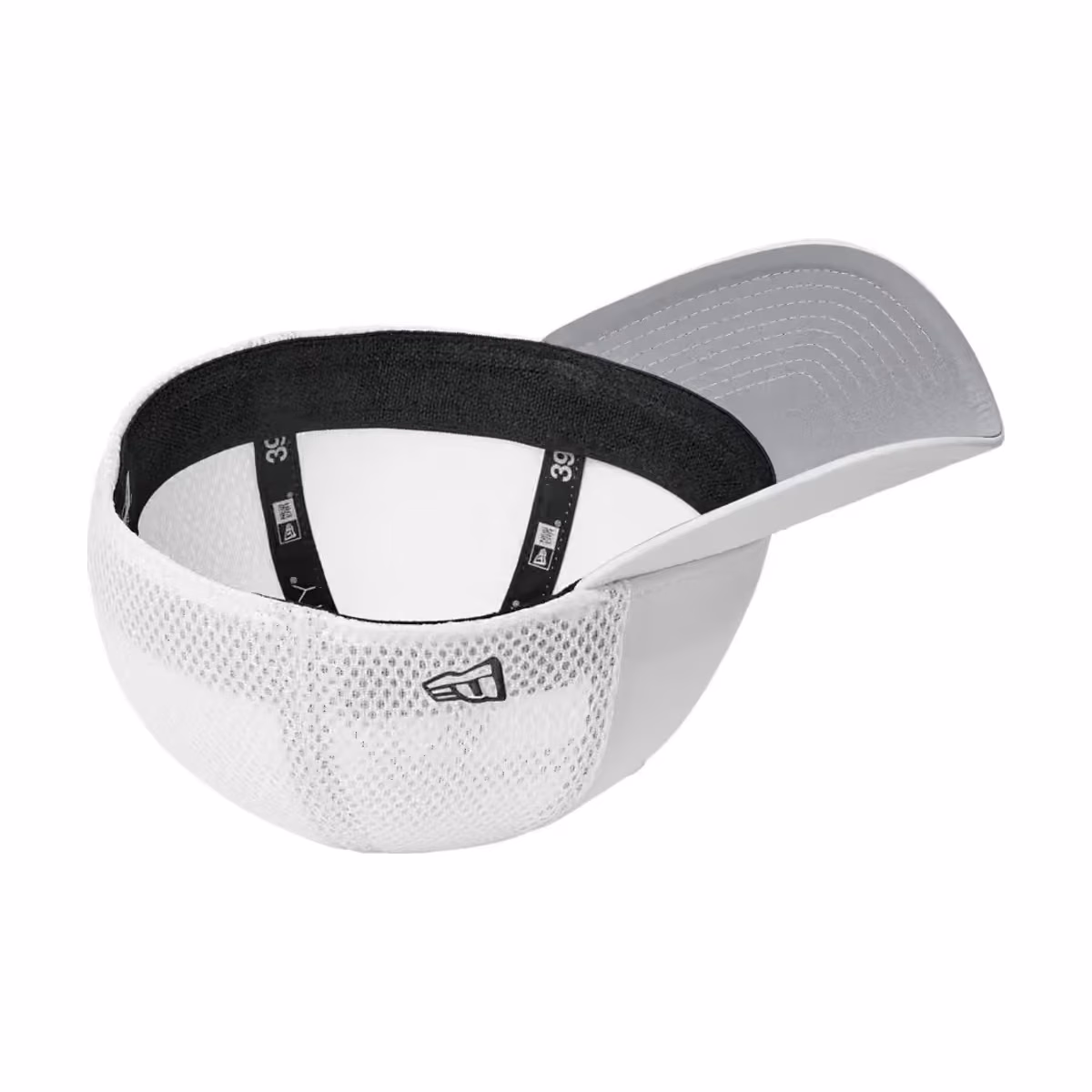 Custom New Era 39THIRTY Performance Stretch Mesh Cap - White inside