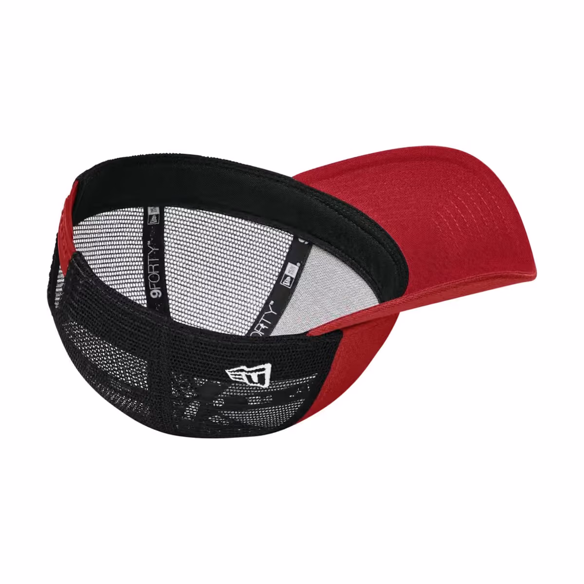 Custom New Era Recycled Snapback Cap - Flag Scarlet inside