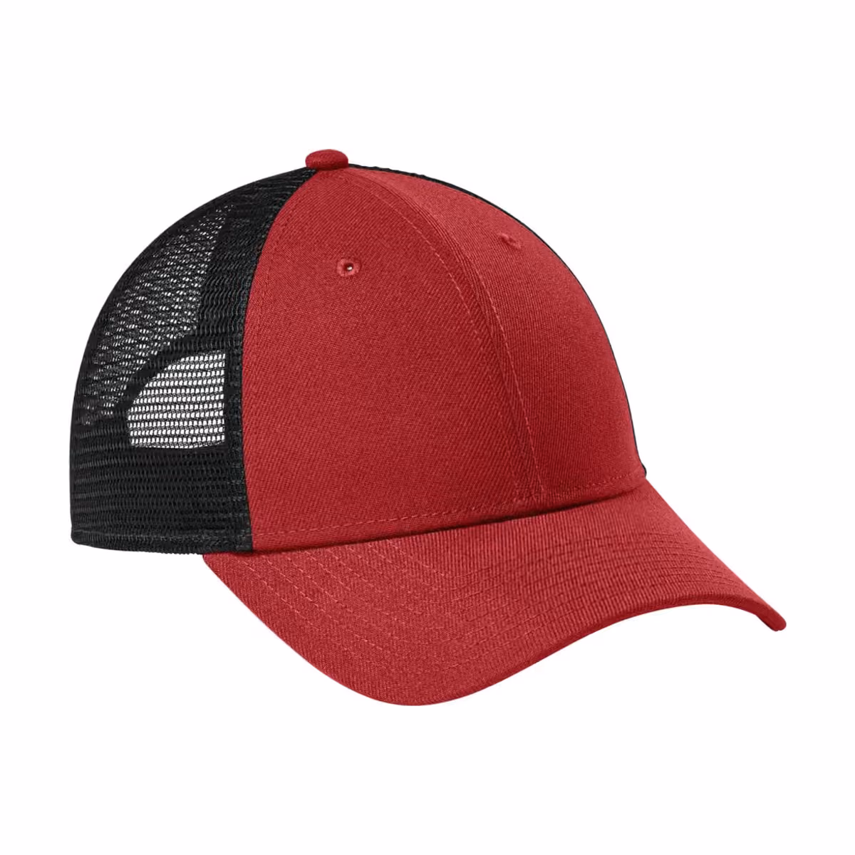 Custom New Era Recycled Snapback Cap - Flag Scarlet side