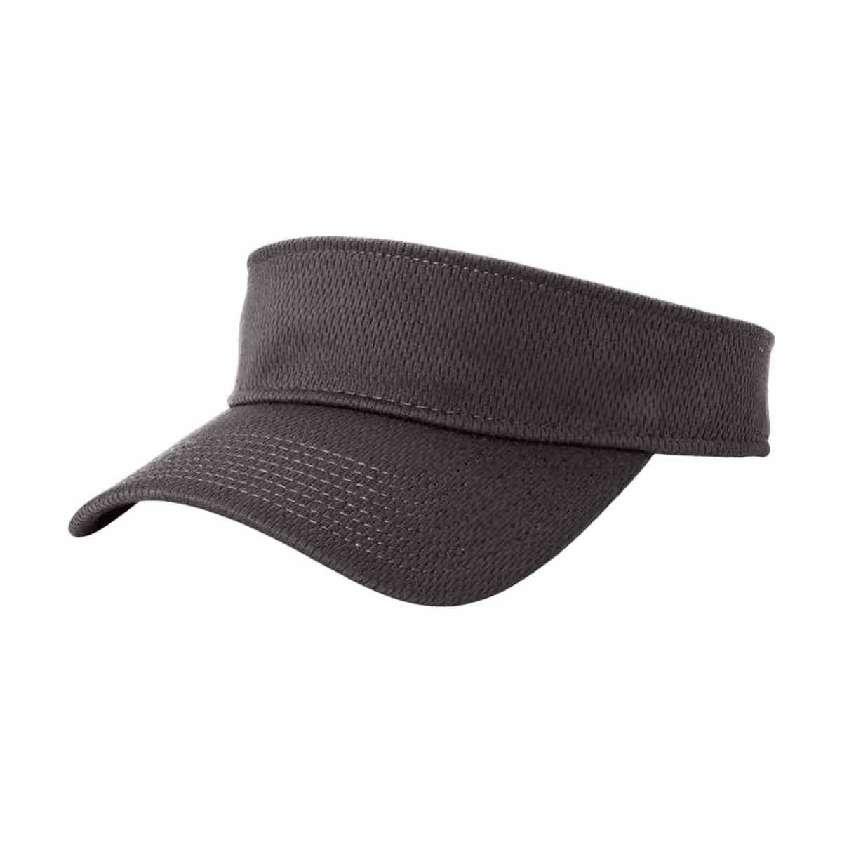 Custom New Era Performance Dash Adjustable Visor, Graphite, front view