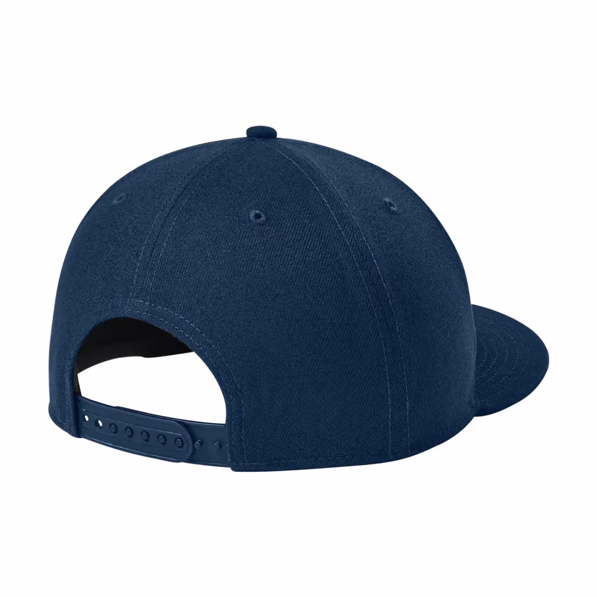 Custom New Era Standard Fit Flat Bill Snapback Cap - Flag Deep Navy back