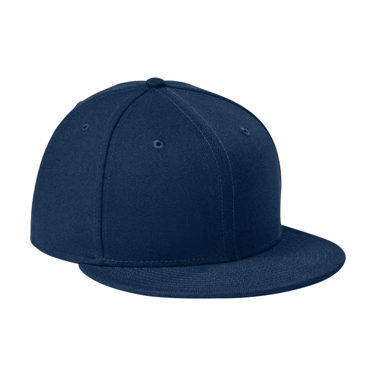 Custom New Era Standard Fit Flat Bill Snapback Cap - Flag Deep Navy side