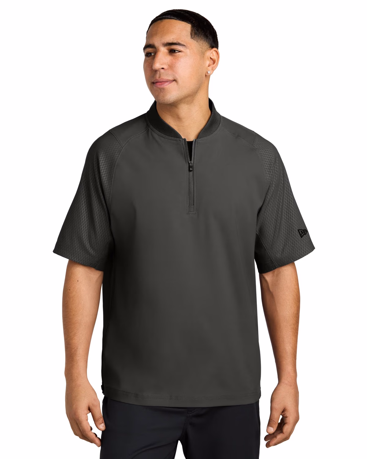 Custom New Era Cage Short Sleeve 1/4-Zip Jacket