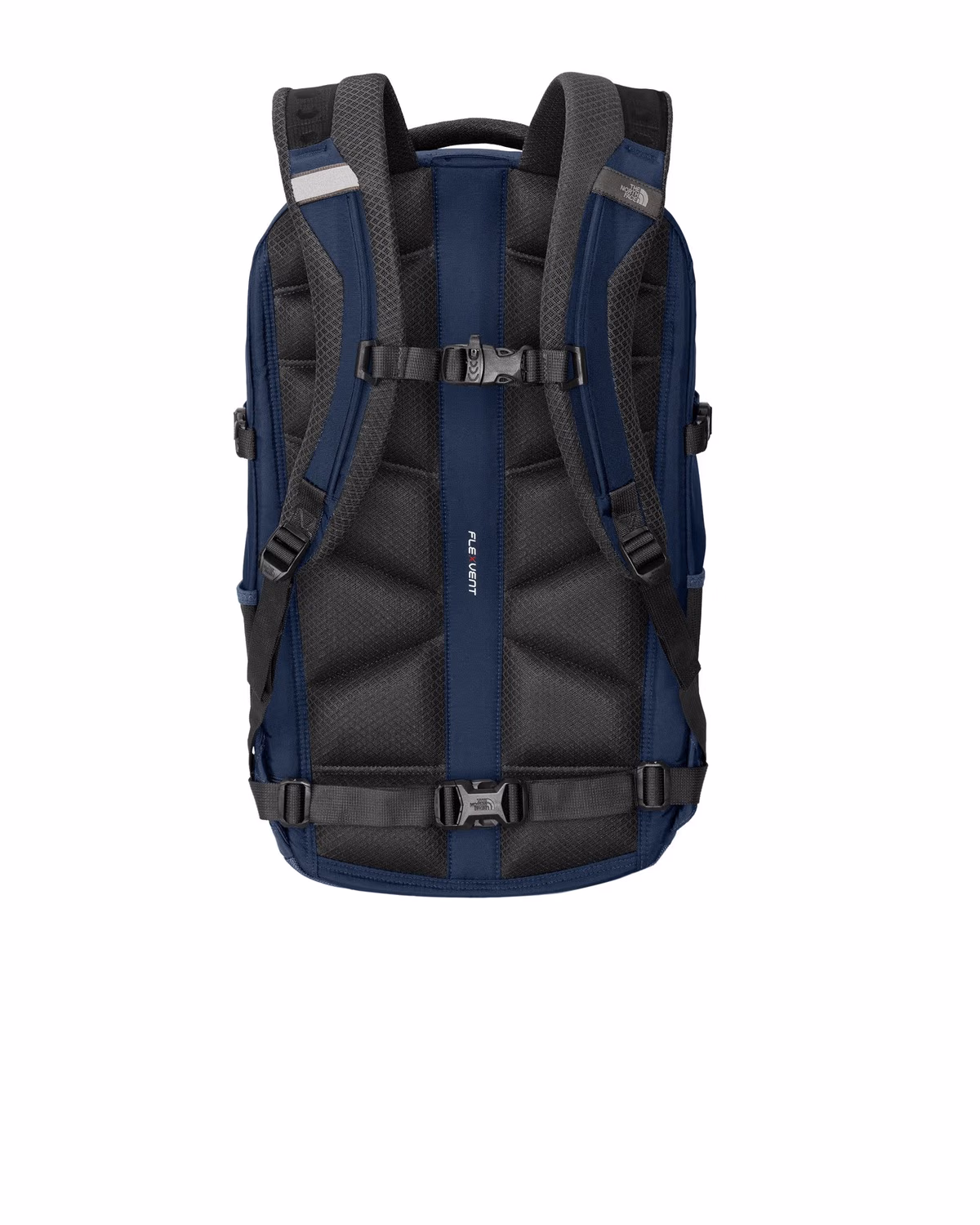 Custom The North Face Fall Line Backpack - Cosmic Blue/ Asphalt Grey back