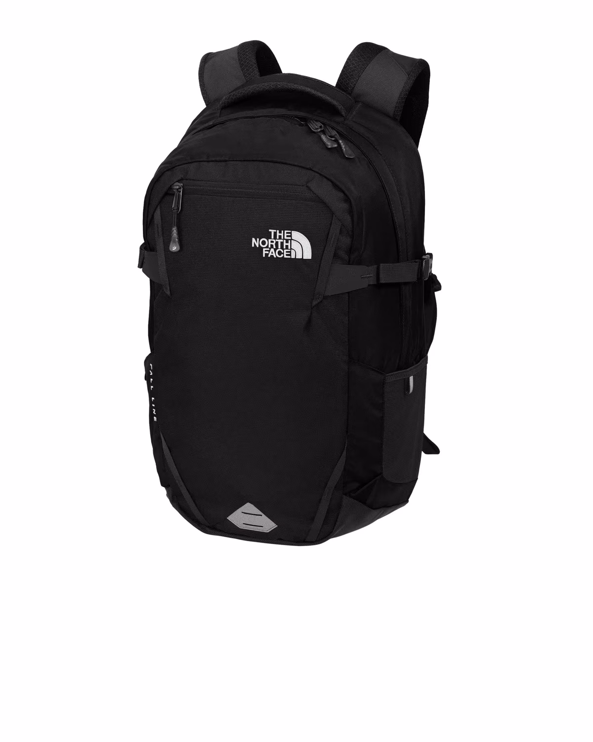 Custom The North Face Fall Line Backpack - TNF Black Heather side
