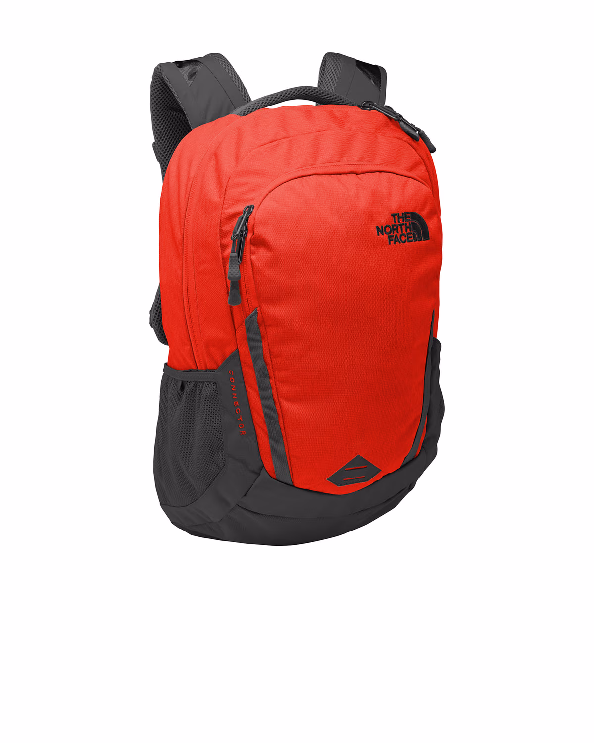 Custom The North Face Connector Backpack - Rage Red/ Asphalt Grey side