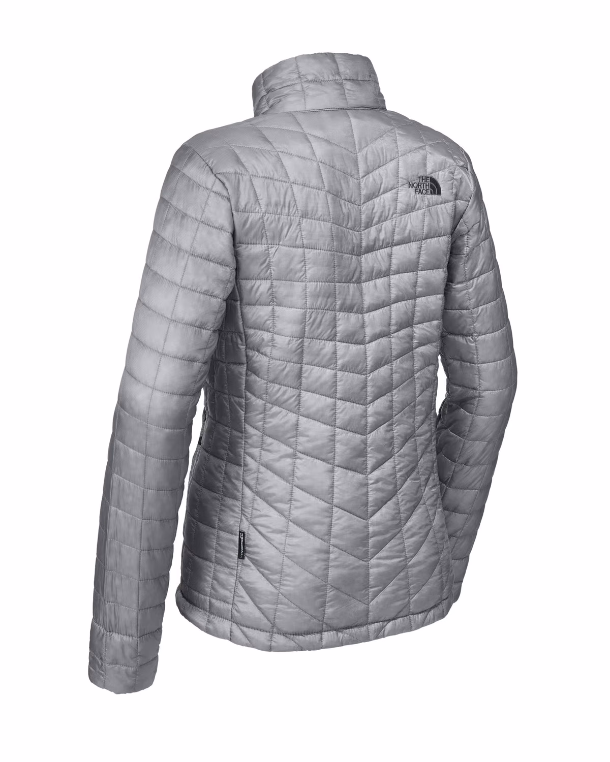Custom The North Face Women's ThermoBall Trekker Jacket - Mid Grey back