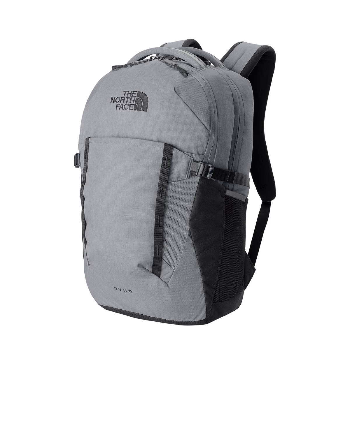 Custom The North Face Dyno Backpack - Mid Grey Dark Heather/ TNF Black - other