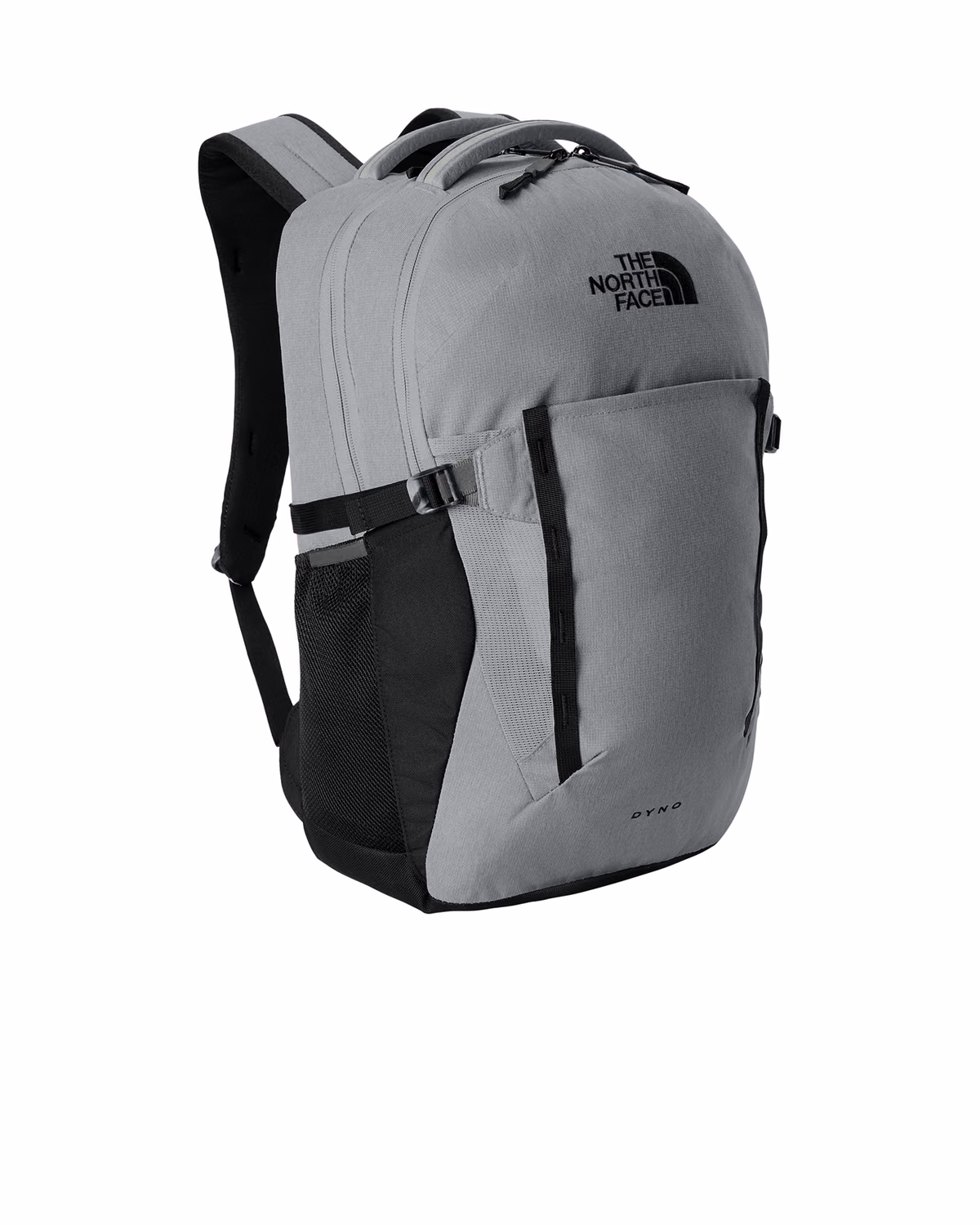 Custom The North Face Dyno Backpack - Mid Grey Dark Heather/ TNF Black - other