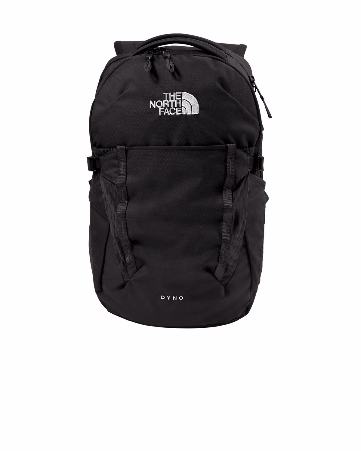 Custom The North Face Dyno Backpack - TNF Black - flat front