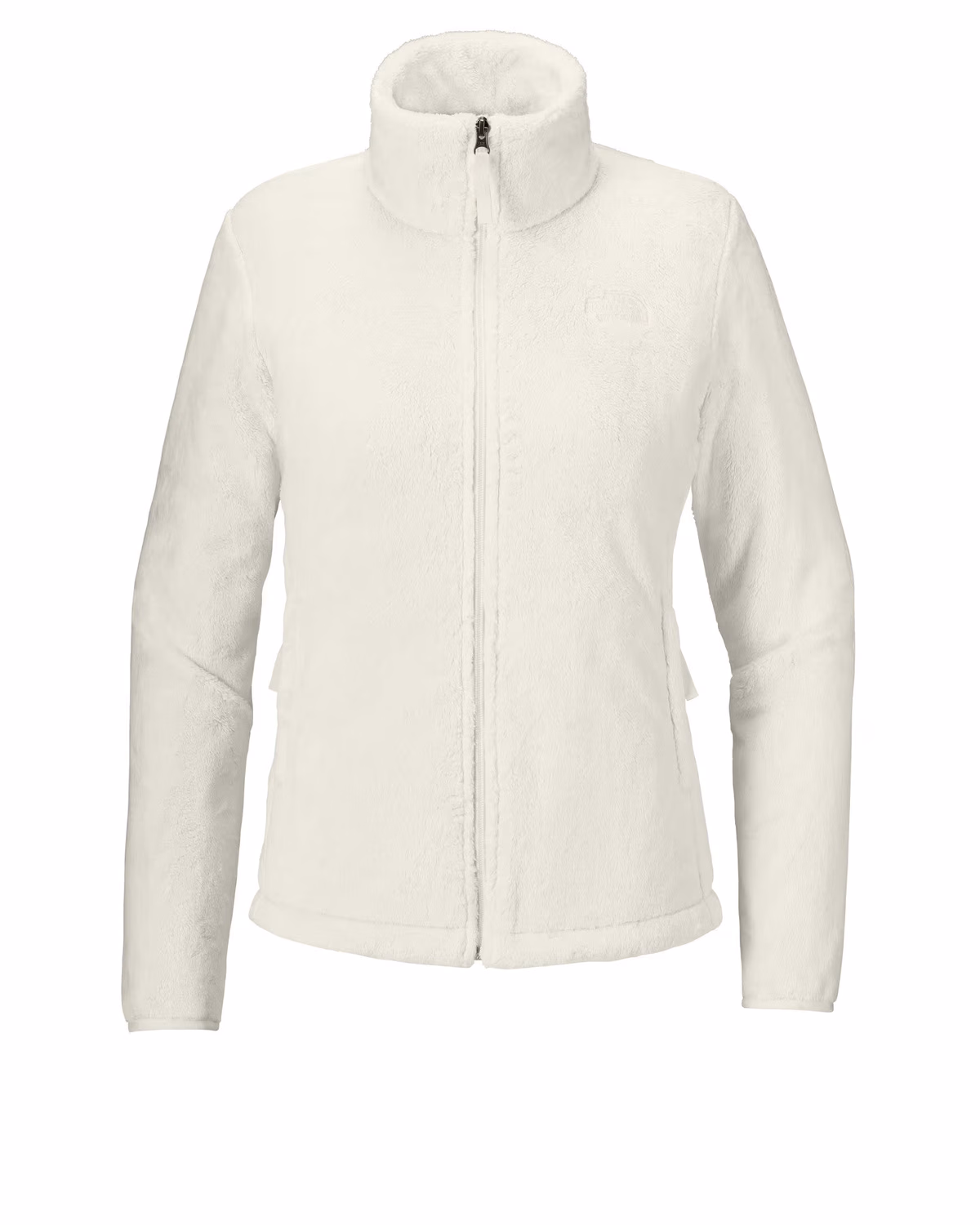 Custom The North Face Women’s Osito Fleece Jacket - White Dune front