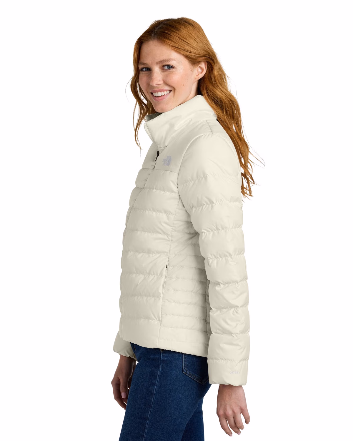 Custom The North Face Women’s Down Hybrid Jacket - TNF Black side
