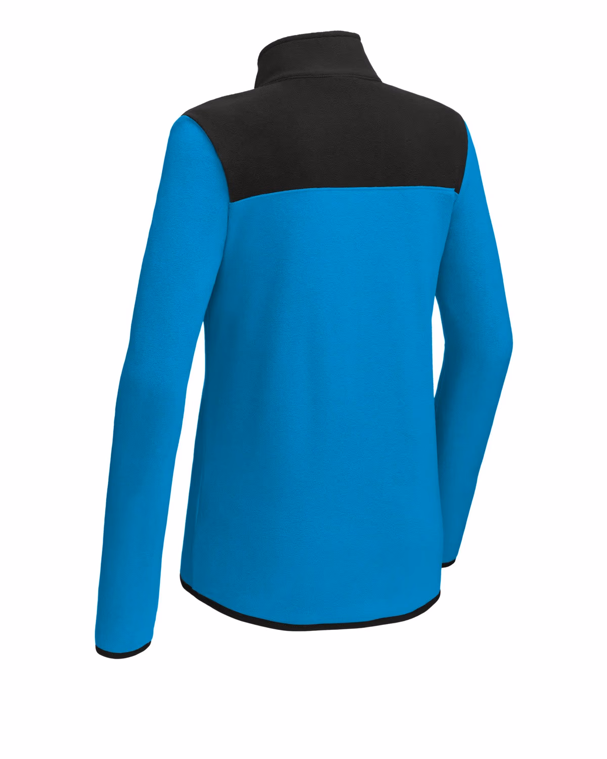 Custom The North Face Women's Glacier 1/4-Zip Fleece - Hero Blue/ TNF Black back