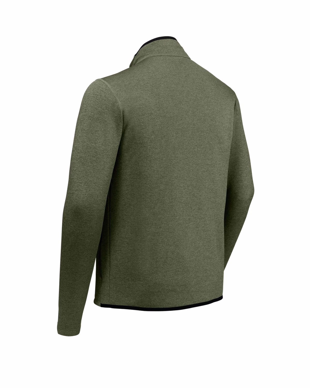 Custom The North Face Skyline Full-Zip Fleece Jacket - Four Leaf Clover Heather back
