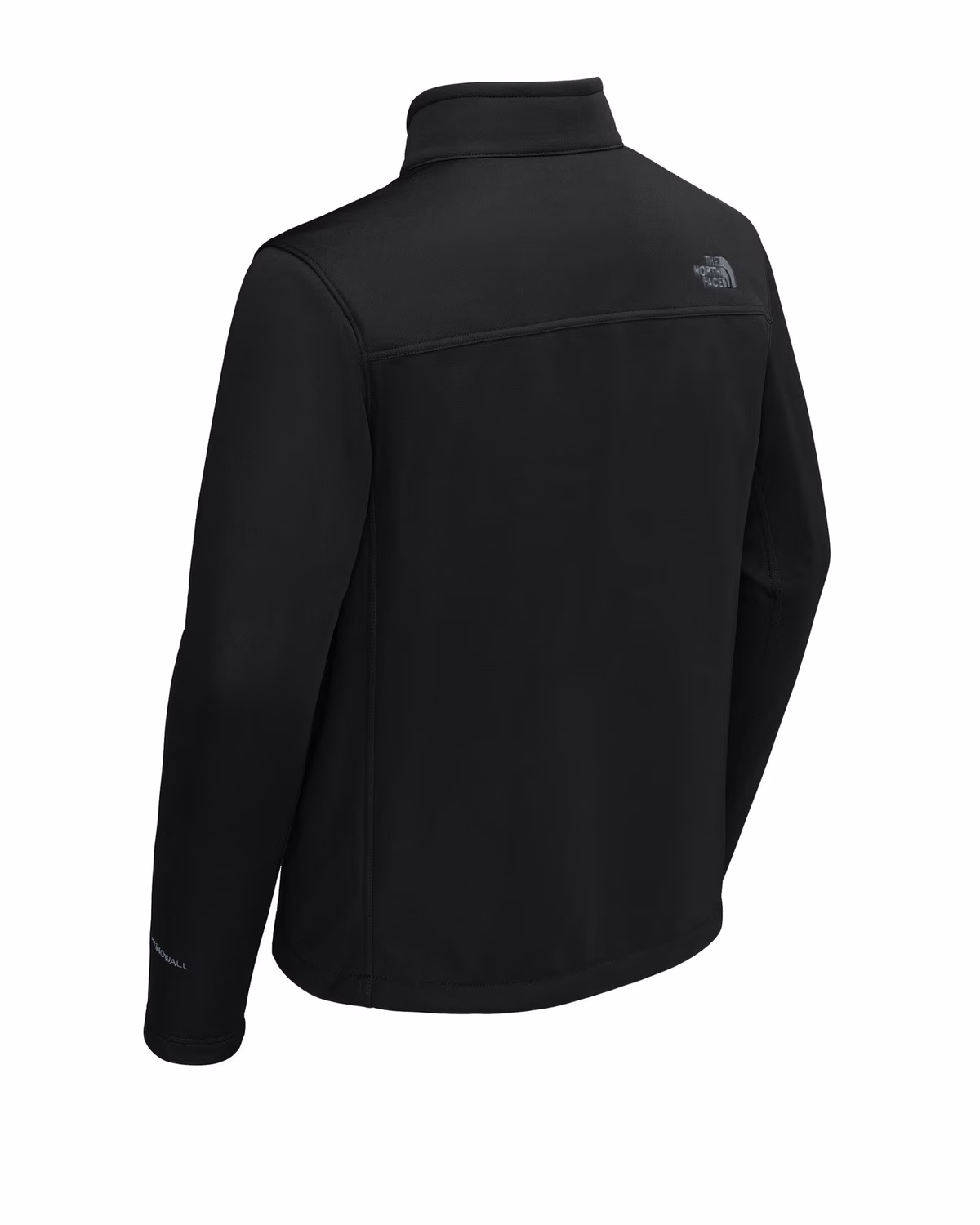 Custom The North Face Chest Logo Ridgewall Soft Shell Jacket - TNF Black back