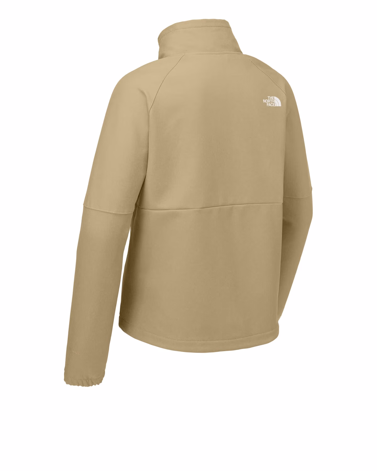 Custom The North Face Women’s Barr Lake Soft Shell Jacket - Khaki Stone Dark Heather back