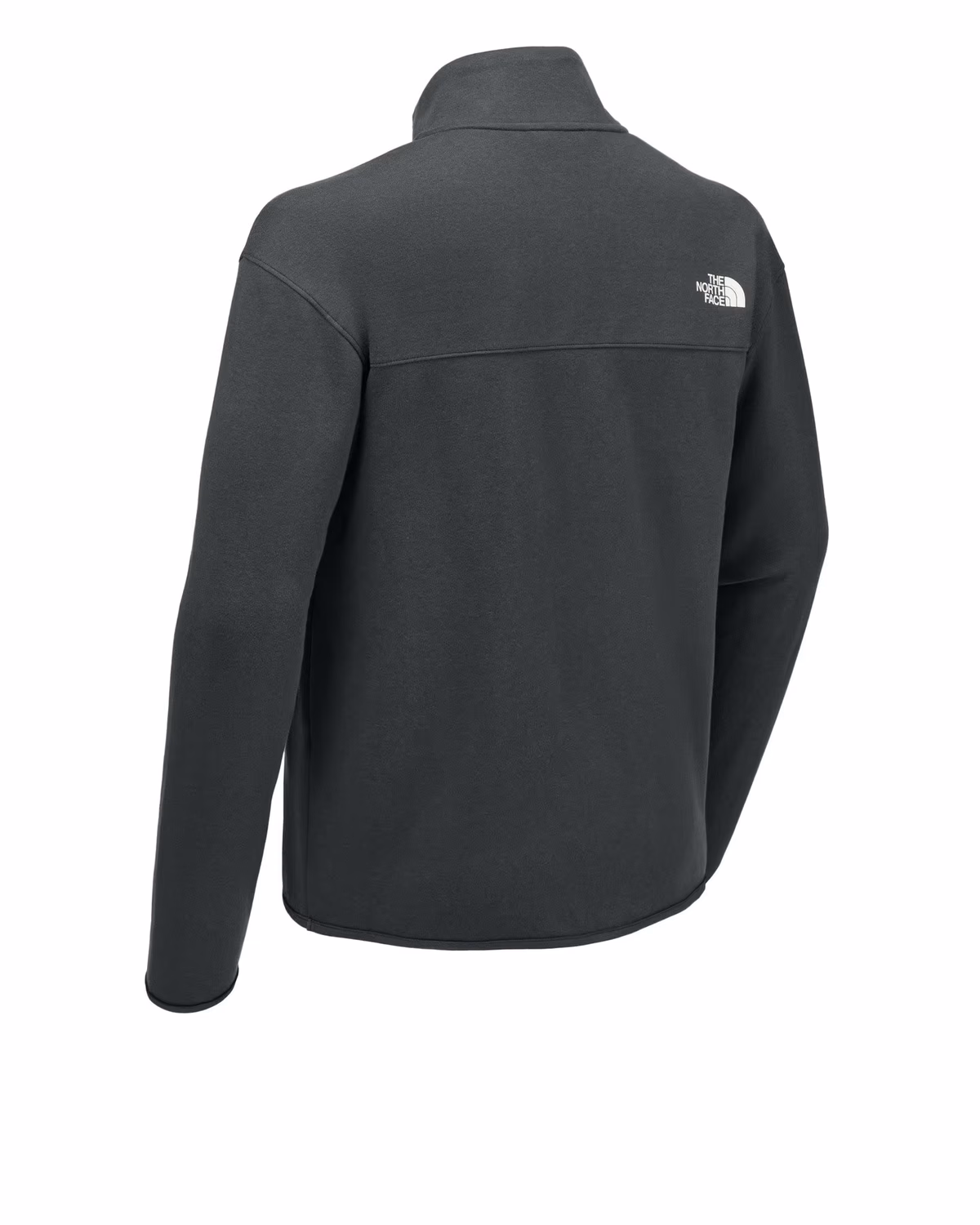 Custom The North Face Double-Knit 1/2-Zip Fleece - Asphalt Grey back