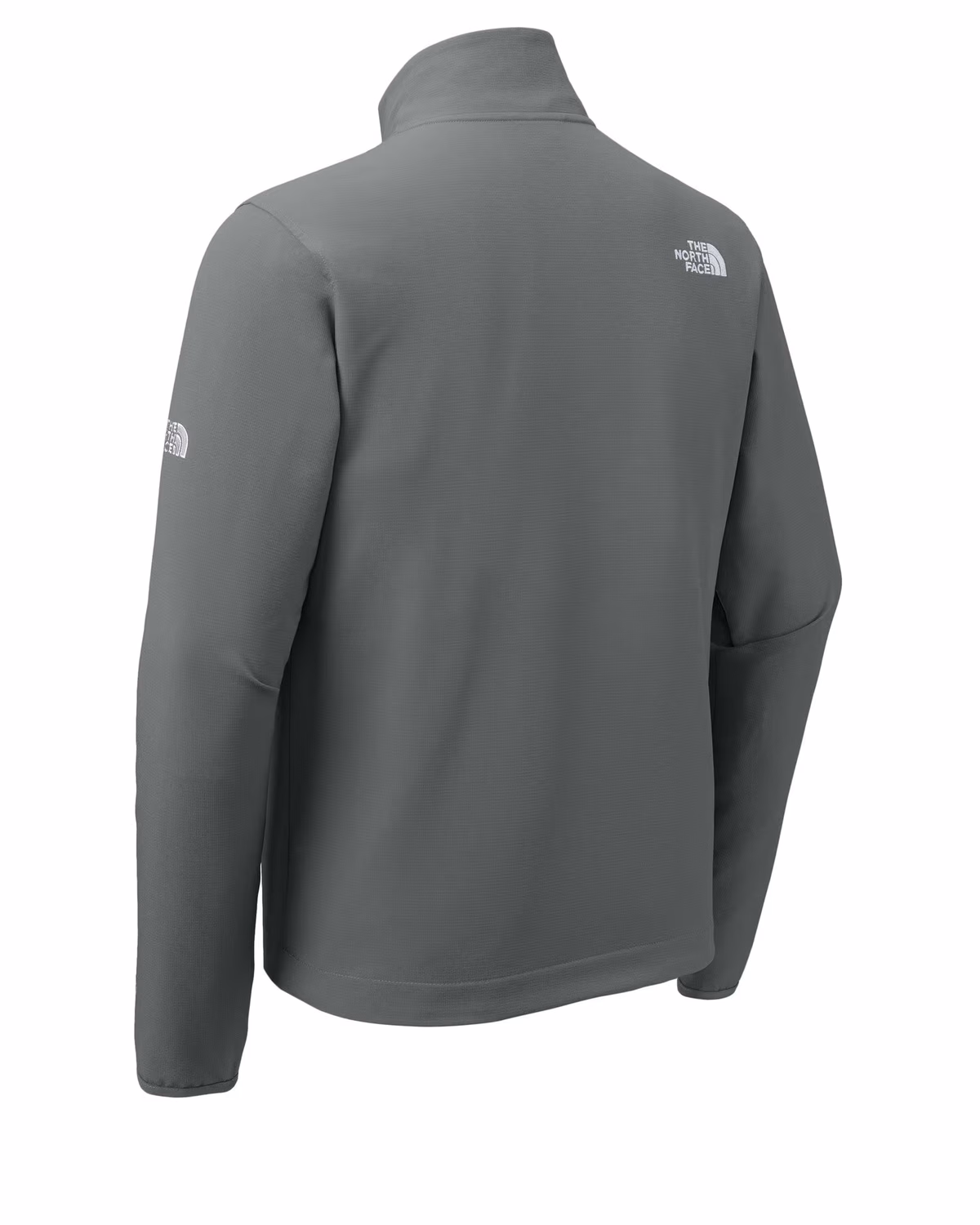 Custom The North Face Edge Stretch Soft Shell Jacket - Smoked Pearl Grey back