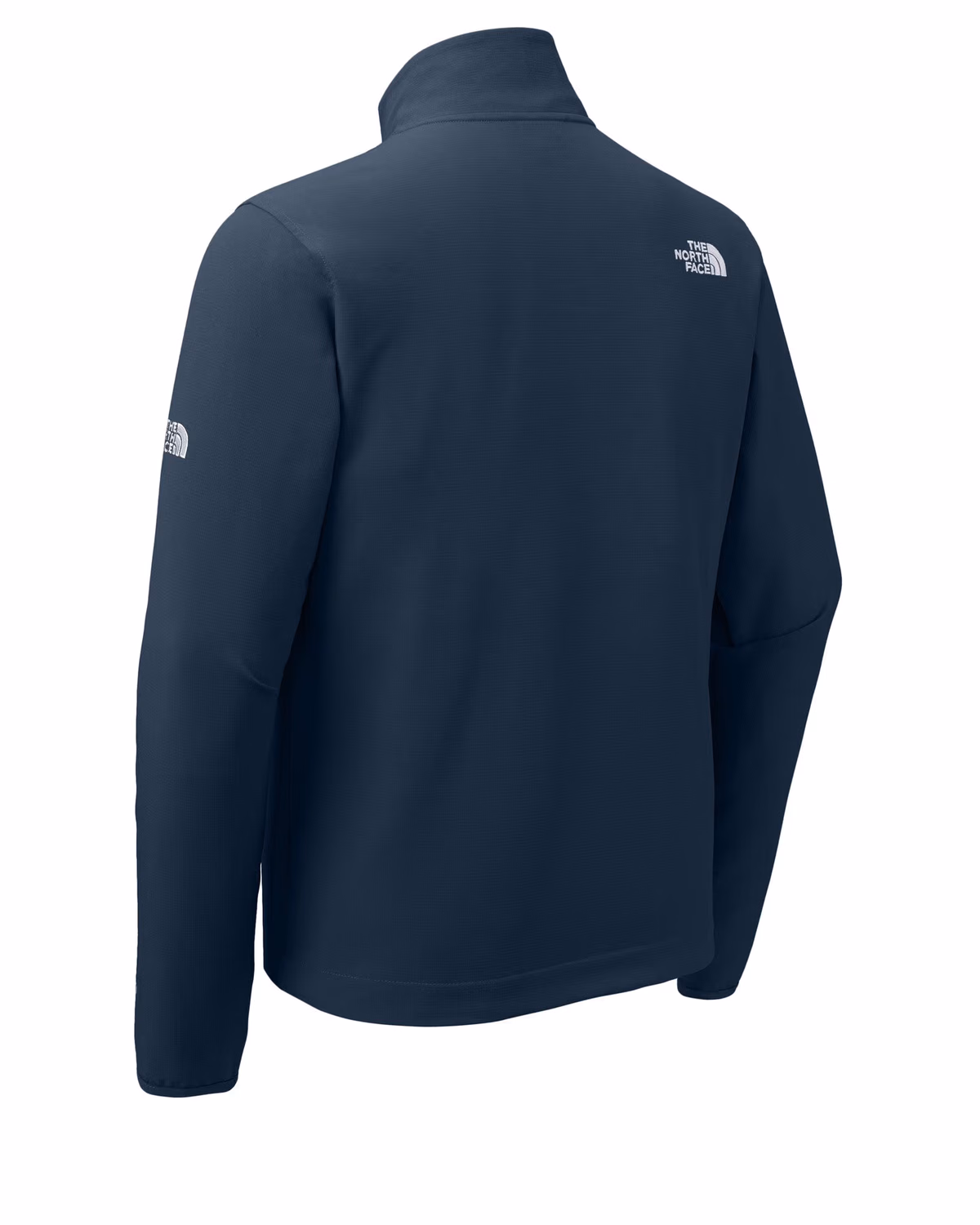 Custom The North Face Edge Stretch Soft Shell Jacket - Summit Navy back