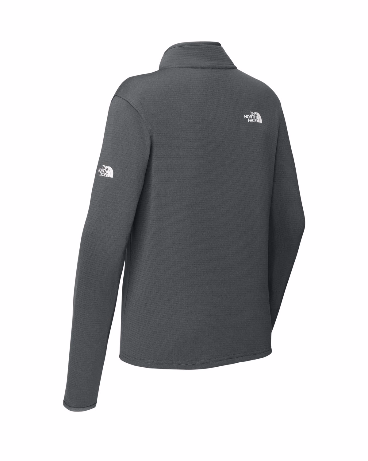 Custom The North Face Women’s Aim 1/4-Zip Fleece - Asphalt Grey back
