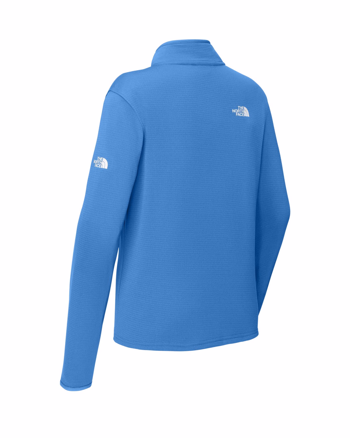 Custom The North Face Women’s Aim 1/4-Zip Fleece - Marina Blue back