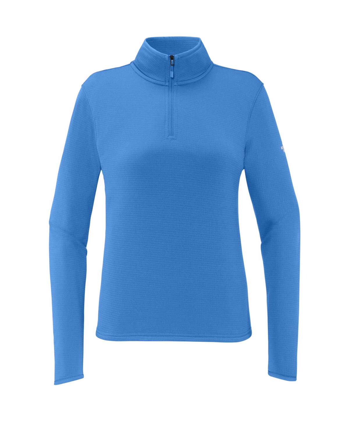 Custom The North Face Women’s Aim 1/4-Zip Fleece - Marina Blue front