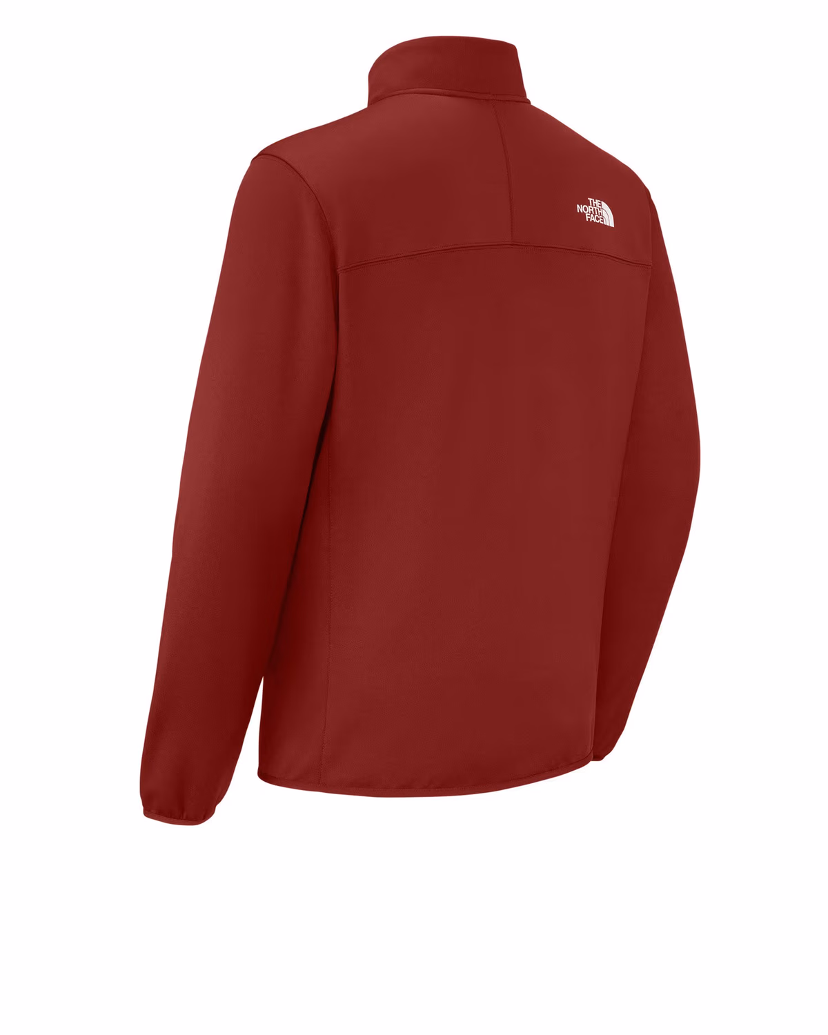 Custom The North Face Dove Creek Full-Zip Fleece Jacket - Cardinal Red back