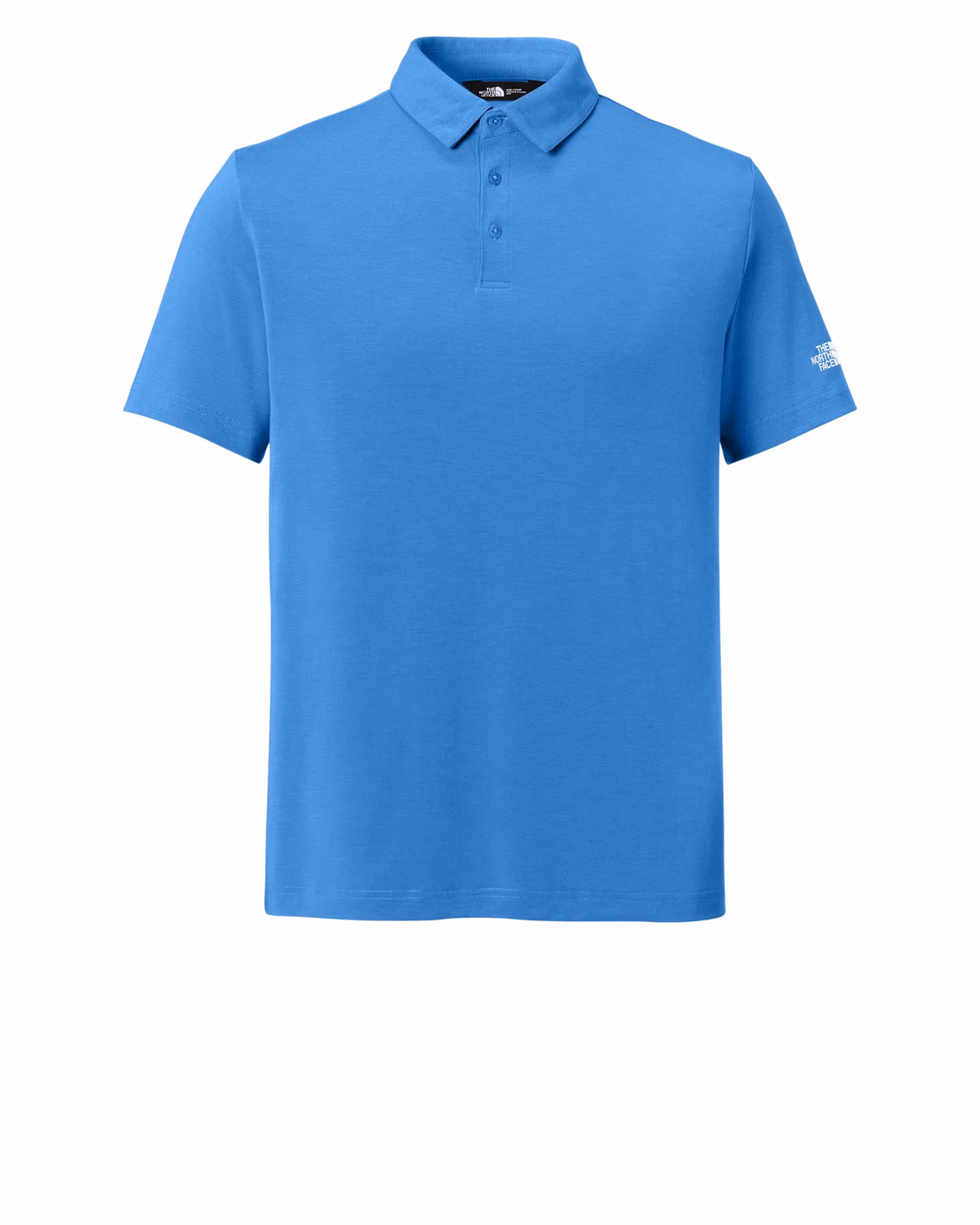 Custom The North Face Canyon Crest Polo - Marina Blue front